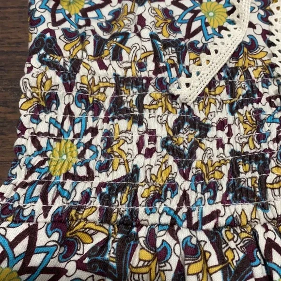 Jovovich~Hawk boho halter top tiered sundress NWT S - Picture 5 of 9